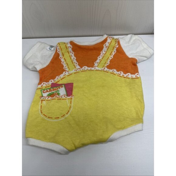 Vintage Cabbage Patch Kid Vegetable Garden Romper CPK  Made In Taiwan 1984 HTF - Picture 9 of 13